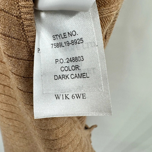 Paige Ribbed Long Sleeve Sweater Mimi Body Suit in brow NWOT - Picture 8 of 11